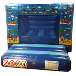 A delightful 'Pirate' themed bouncy castle